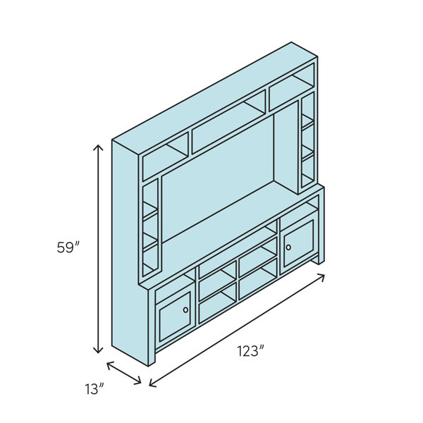 Williston Altom Entertainment Center for TVs up to 50" & Reviews